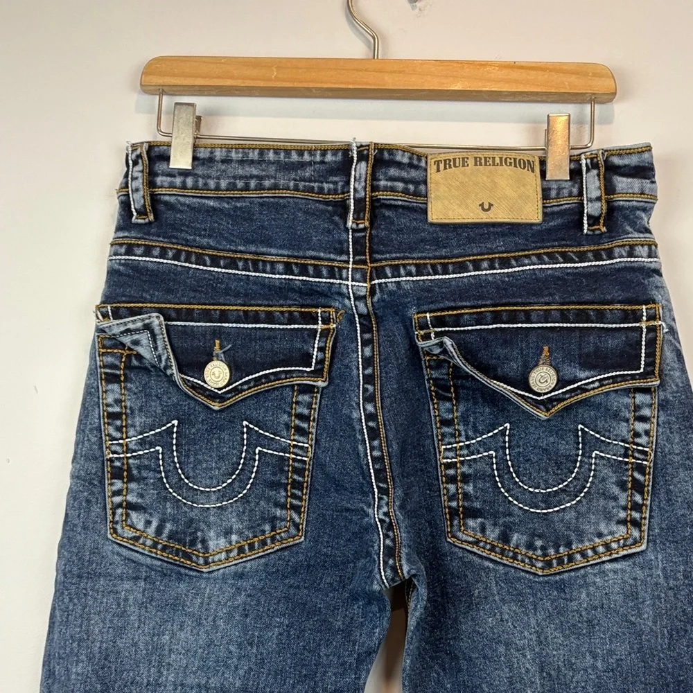 True Religion Women's Ankle Jeans in Deep Blue - Picture 7 of 12